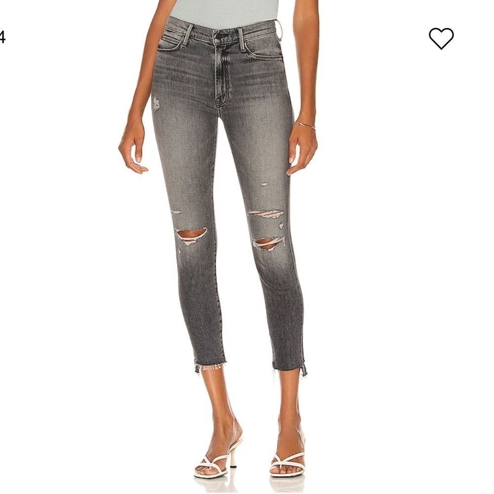 MOTHER THE STUNNER ZIP ANKLE STEP FRAY